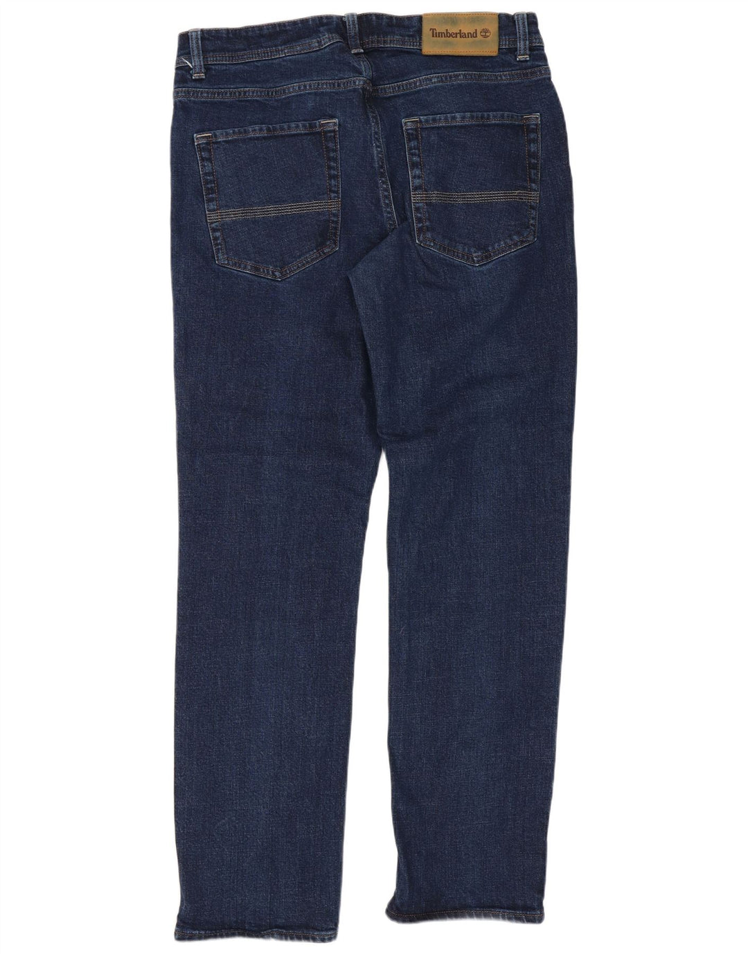 Timberland Herren Straight Jeans W32 L29 Marineblau Baumwolle