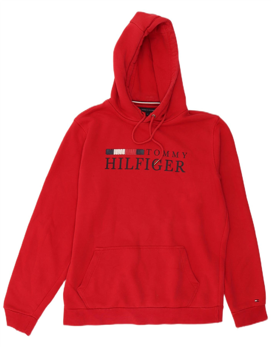 TOMMY HILFIGER Herren Graphic Hoodie Pullover Mittelrot
