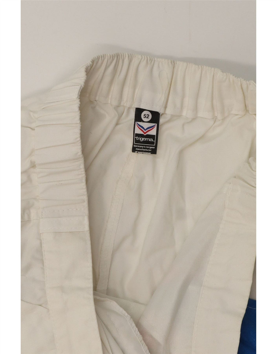 TRIGEMA Herren Chino-Shorts IT 52 XL W36 Weiße geometrische Baumwolle