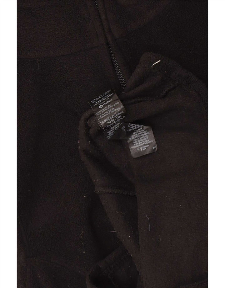 Marks & Spencer Damen Fleeceweste UK 16 Large Schwarz Polyester