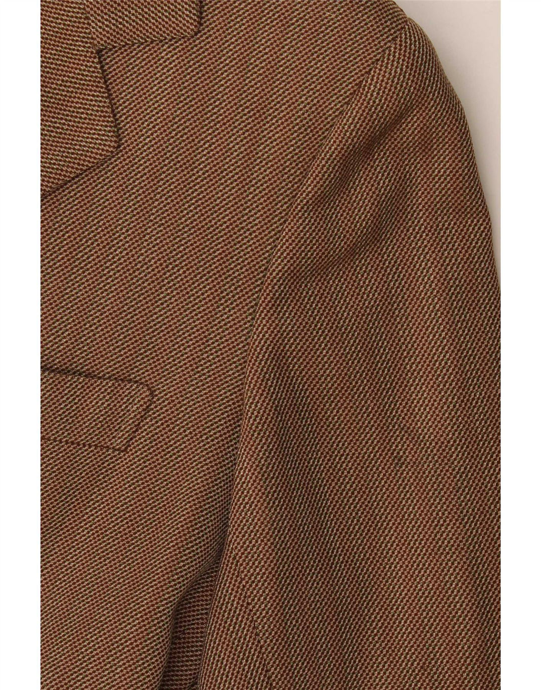 Vintage Herren 3-Knopf-Blazerjacke UK 36 Kleiner braun gestreifter Klassiker