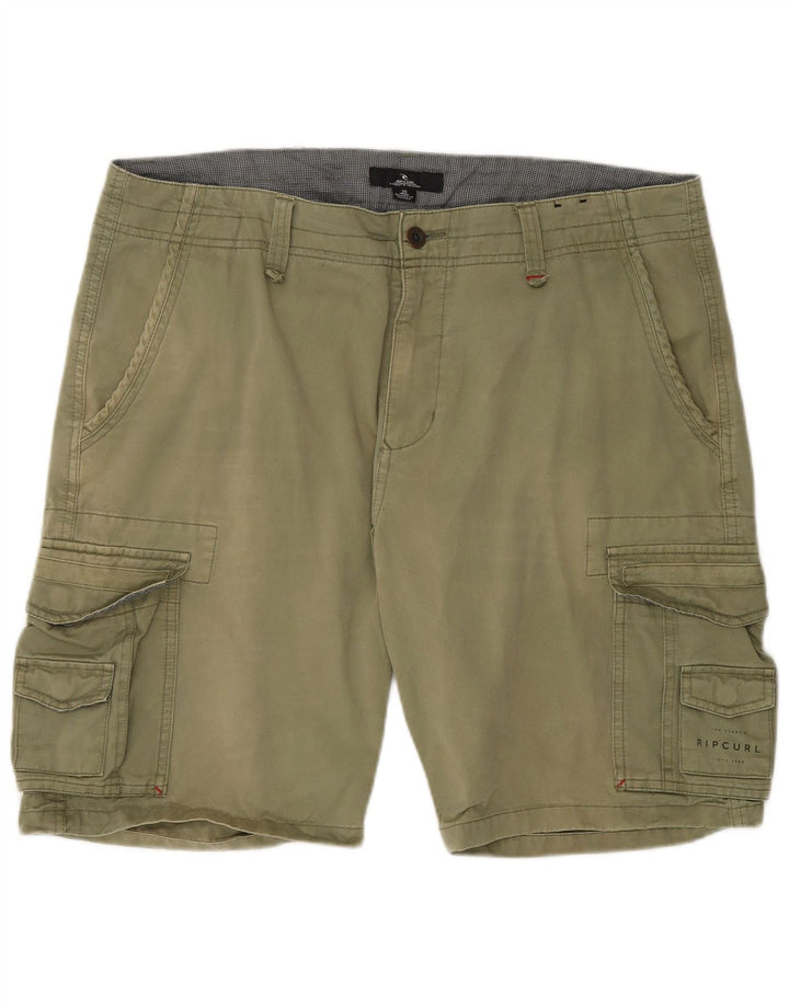 Rip Curl Herren-Cargoshorts mit entspannter Passform, W36, große Khaki-Baumwolle