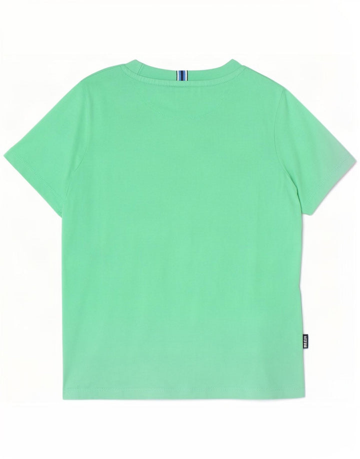 Ted Baker Jungen-T-Shirt mit Grafik, 3–4 Jahre, grüne Baumwolle