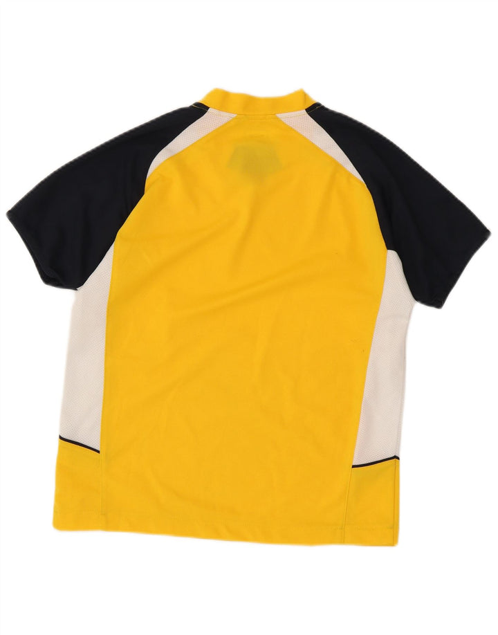 Umbro Herren-T-Shirt mit Grafik, klein, gelb, Farbblock-Polyester