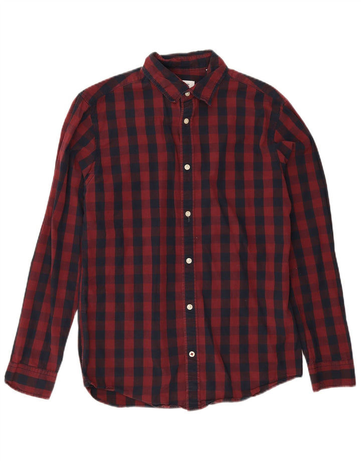 Jack & Jones Herrenhemd Medium Burgundy Gingham