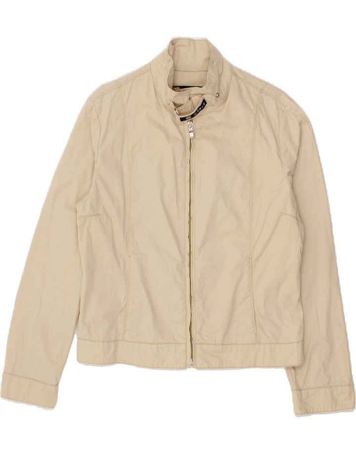 CIESSE PIUMINI Womens Bomber Jacket IT 46 Large Beige Vintage Ciesse Piumini and Second-Hand Ciesse Piumini from Messina Hembry 