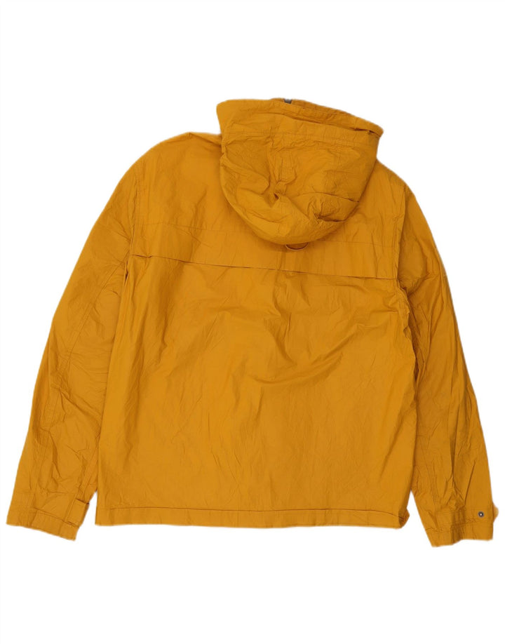 Pretty Green Herren-Regenjacke mit Kapuze, UK 40, Größe L, Gelb