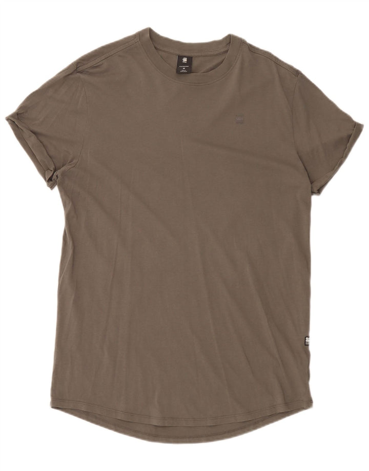 G-Star Herren T-Shirt-Oberteil aus mittelgrauer Baumwolle