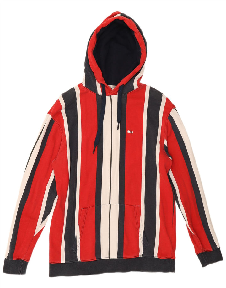 Tommy Hilfiger Herren-Kapuzenpullover, mittelgroß, mehrfarbig, gestreift, Baumwolle