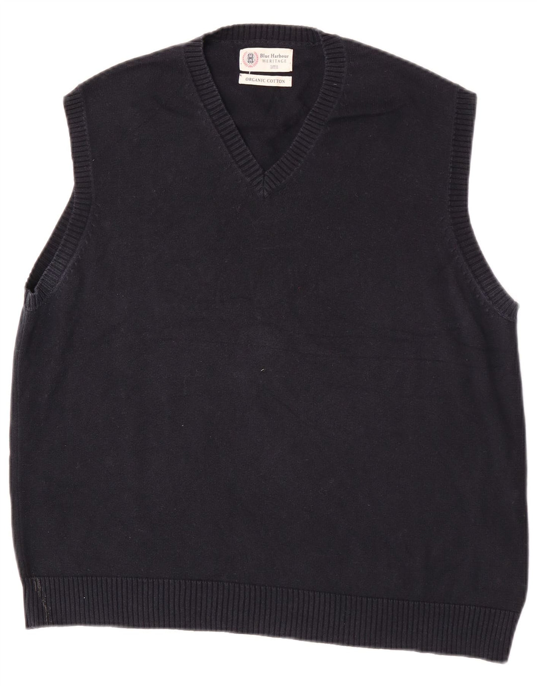 Marks & Spencer Herren-Tanktop „Blue Harbour“, groß, aus marineblauer Baumwolle