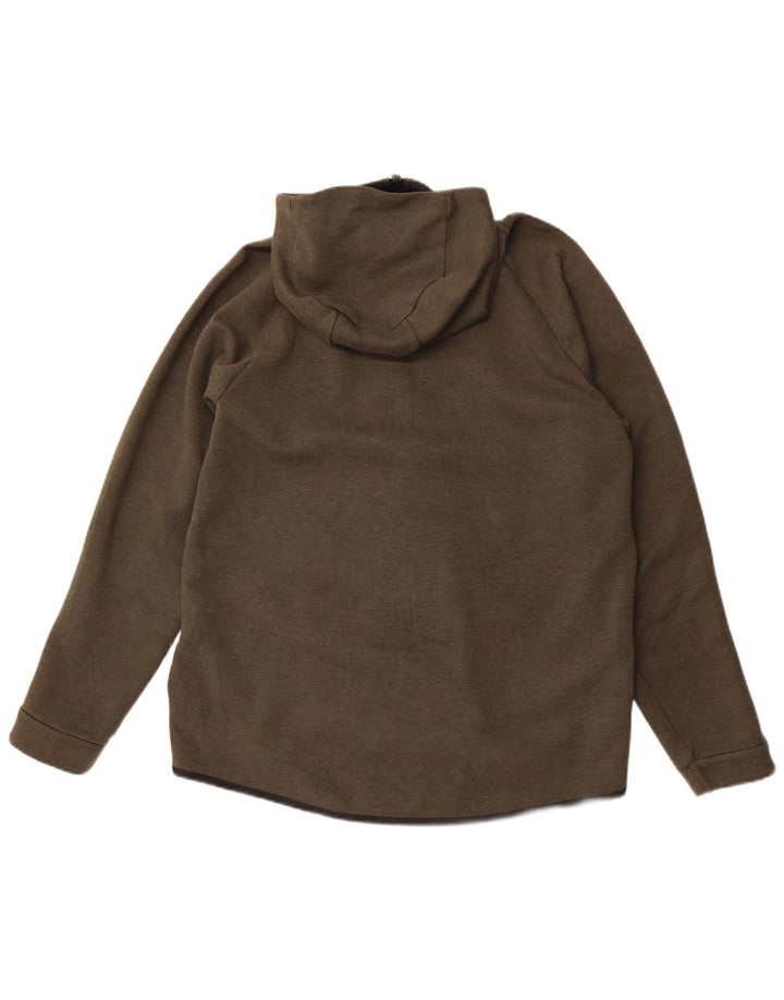 Nike Herren Zip Hoodie Pullover XL Khaki Baumwolle