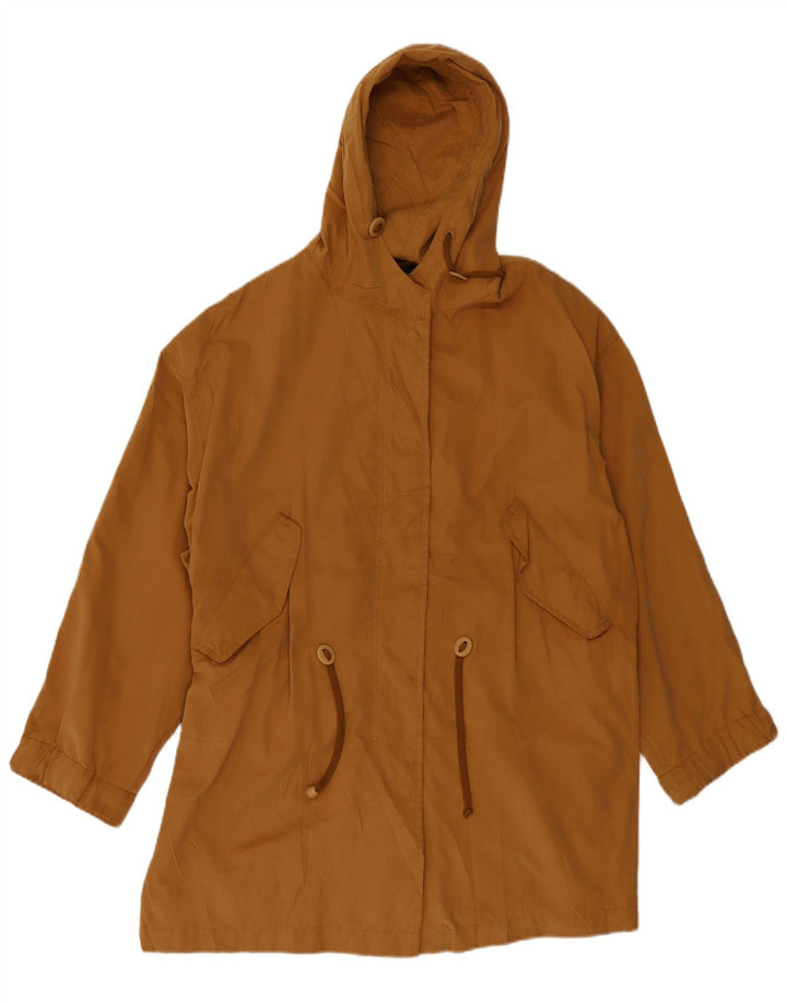 BELFE & BELFE Damen Übergroßer Regenmantel mit Kapuze IT 44 Mittelbeige