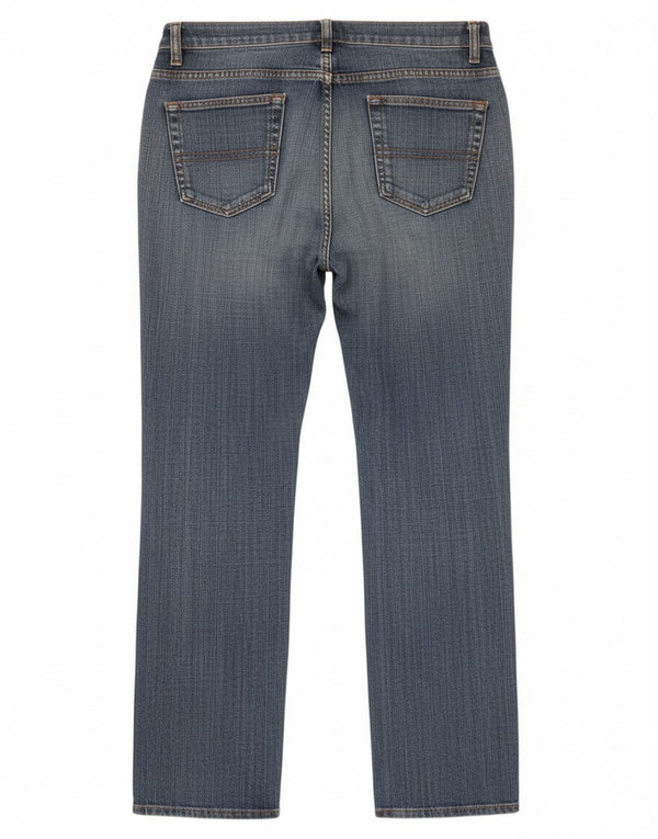 Trussardi Damen Straight Jeans W30 L32 Blaue Baumwolle