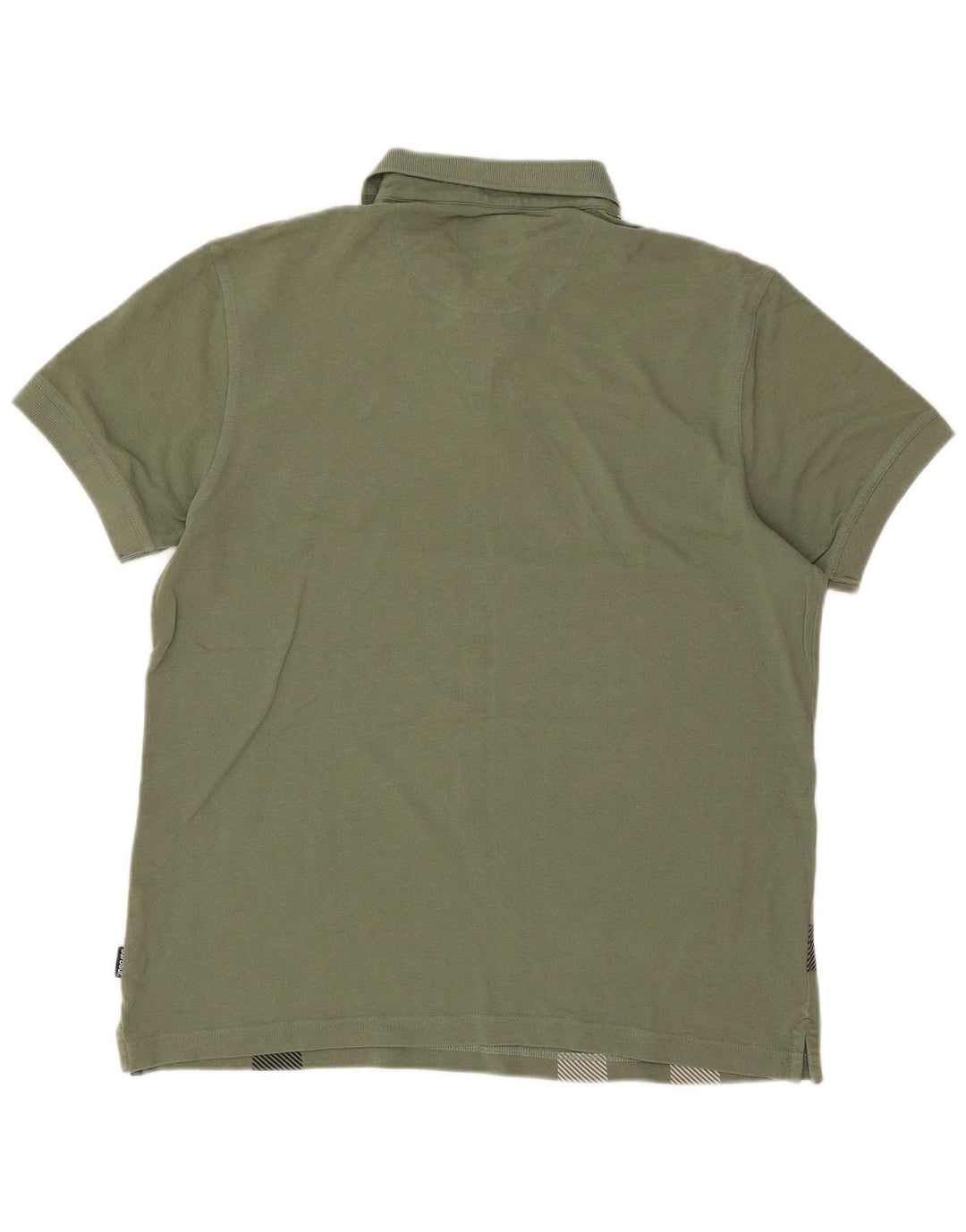 Barbour Herren-Poloshirt, groß, grün kariert
