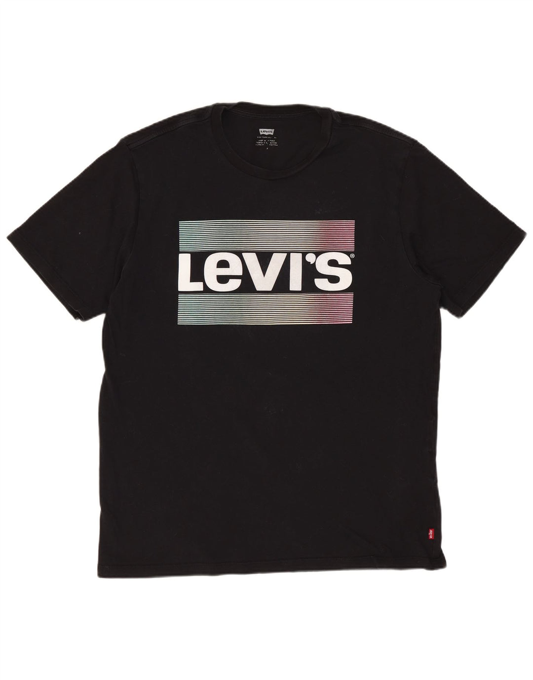 Levi's Herren-T-Shirt mit Grafik, mittelschwarze Baumwolle