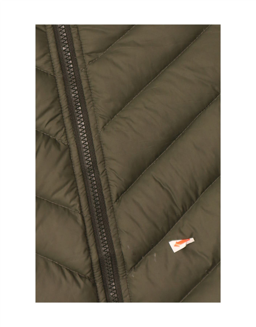 WOOLRICH Womens Padded Jacket UK 12 Medium Khaki Vintage Woolrich and Second-Hand Woolrich from Messina Hembry 