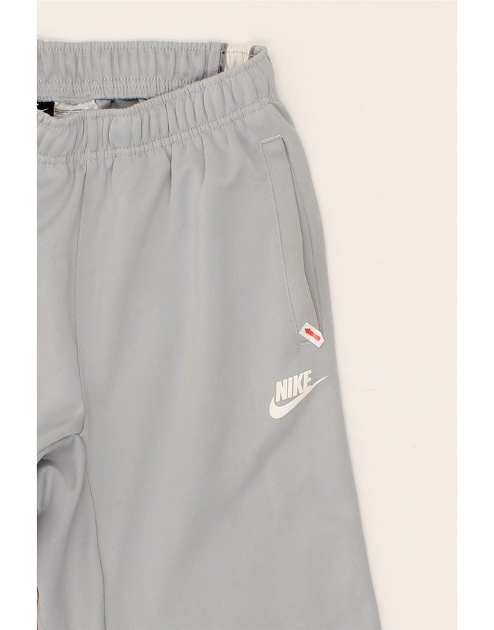 NIKE Herren-Trainingshose, Jogginghose, klein, grau, Farbblock-Polyester