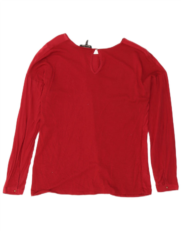 Massimo Dutti Damen-Blusenoberteil mit lockerer Passform, Gr. 10, Größe S, Rot