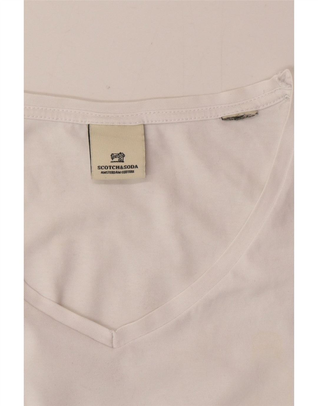 Scotch & Soda Herren T-Shirt Top Large Weiß