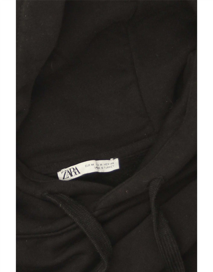 Zara Herren Kapuzenpullover Medium Schwarz