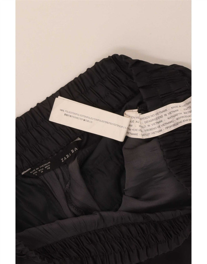 Zara Damen Joggers Cargohose Mittel W28 L26 Grau Polyester