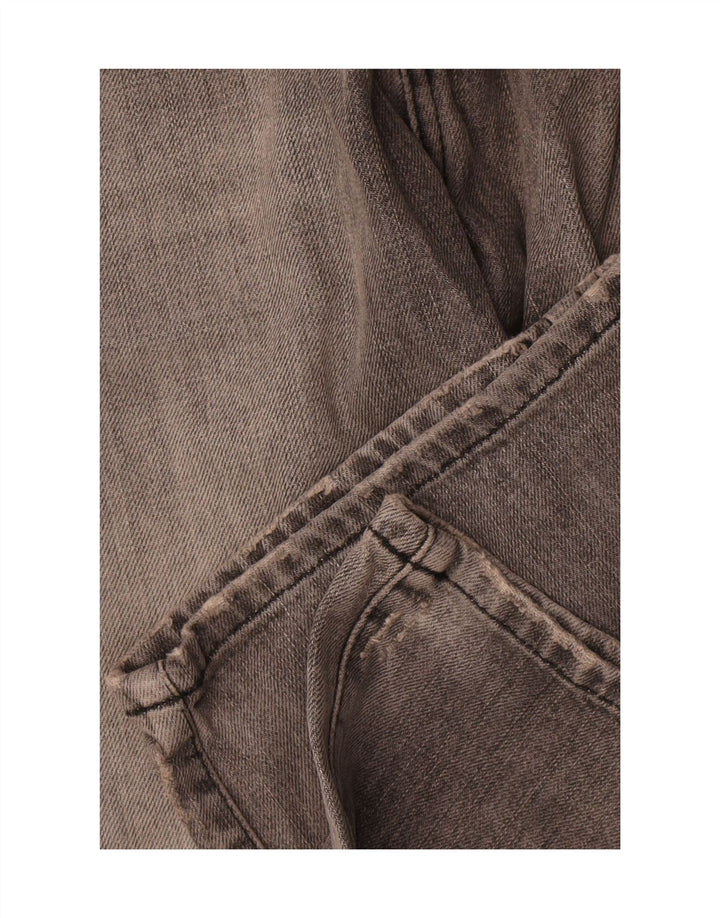Zara Herren Straight Jeans EU 38 Small W38 L35 Graue Baumwolle