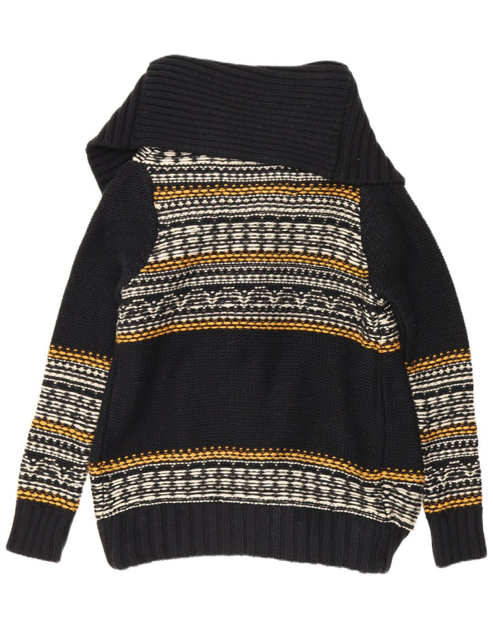 Offener Superdry-Cardigan für Damen, Gr. 14, Mittelschwarz, gestreift, Acryl