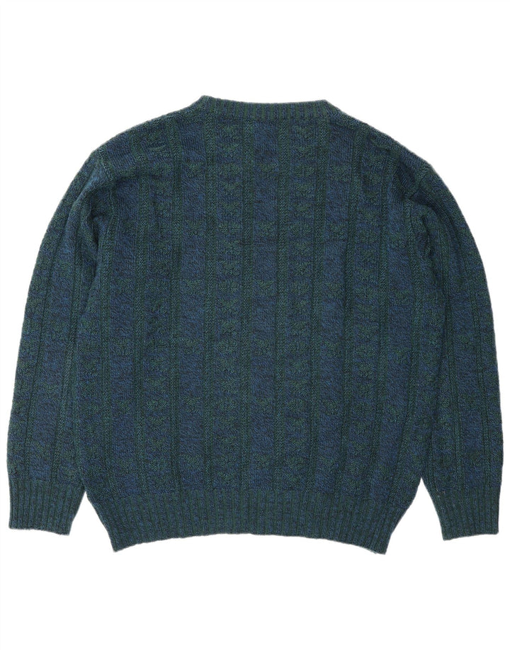Rasica Herren-Pullover mit Rundhalsausschnitt, Größe 54, XL, Blau