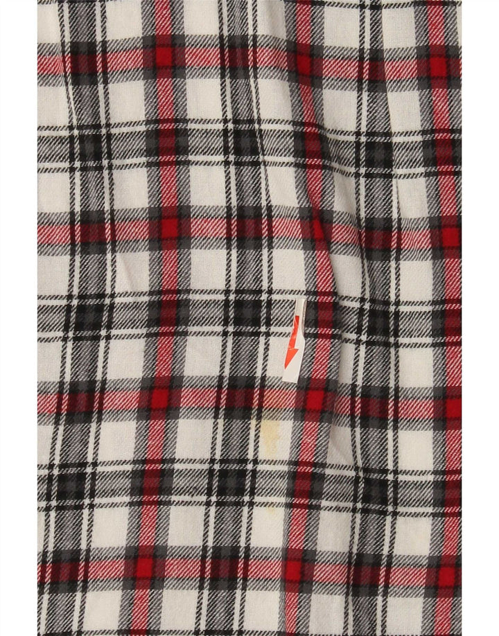 Chaps Herren-Flanellhemd, mittelgroß, mehrfarbig, kariert, Baumwolle