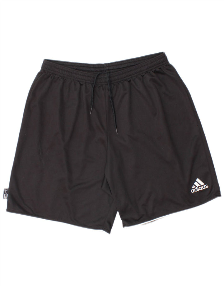 ADIDAS Mens Climalite Sport Shorts Large  Black Polyester