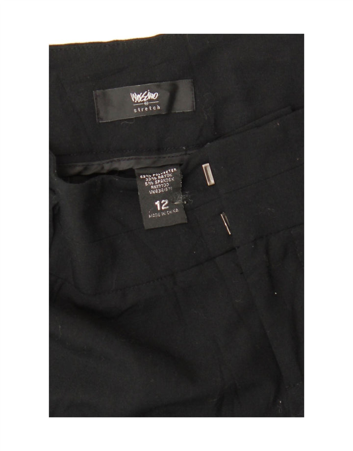 MOSSIMO Womens Bootcut Chino Trousers US 12 Large W34 L31 Black Polyester Vintage Mossimo and Second-Hand Mossimo from Messina Hembry 