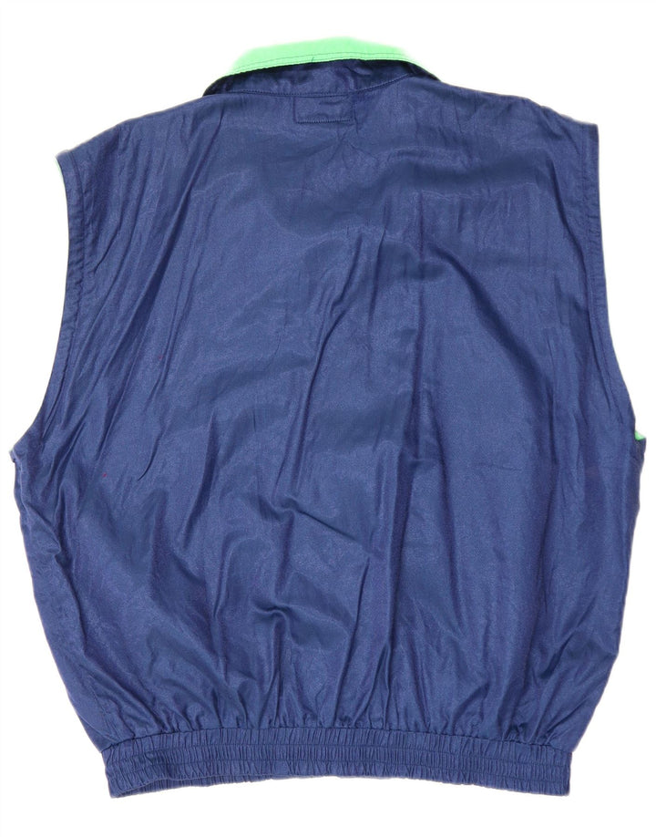 ASICS Herren-Trainingsanzug mit grafischem Oberteil, IT 54 XL, Blau, Farbblock