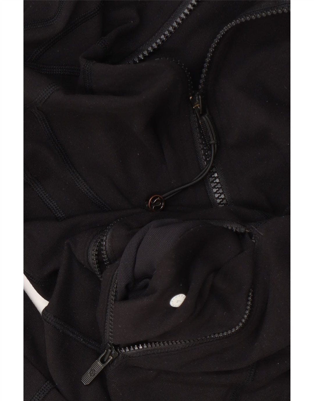 Lululemon Damen-Trainingsanzug-Top-Jacke, US 4, Größe S, Schwarz