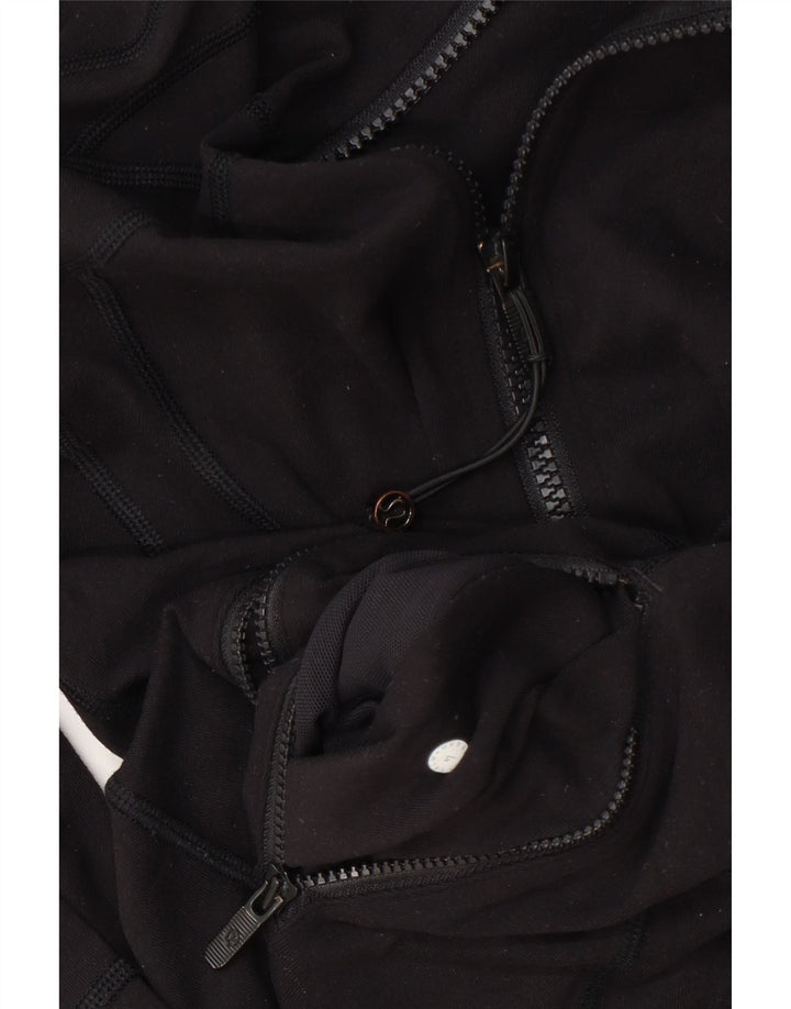 Lululemon Damen-Trainingsanzug-Top-Jacke, US 4, Größe S, Schwarz