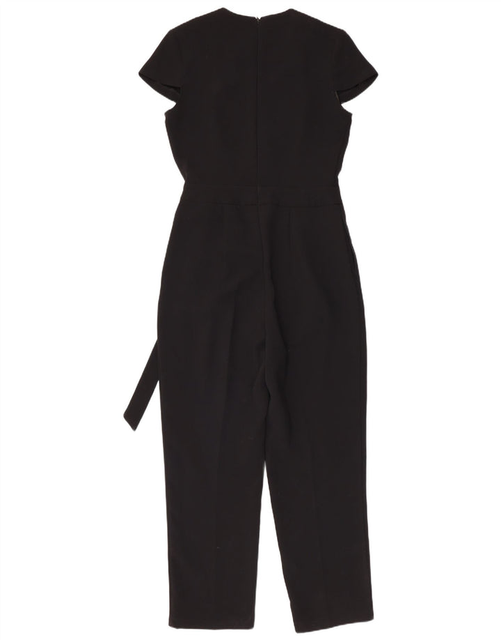 WAREHOUSE Damen Overall UK 10 Small Schwarz Polyester