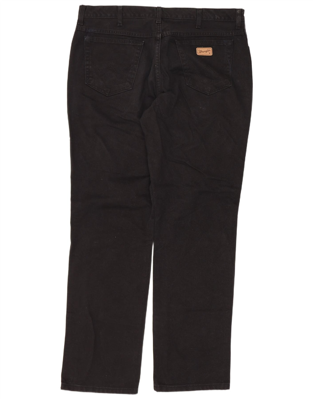 Wrangler Herren Texas Straight Jeans W40 L34 Schwarze Baumwolle