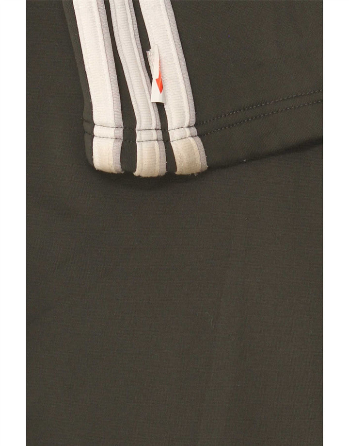 Adidas Damen-Trainingshose mit weitem Bein, UK 12, Mittelgrün, Polyester
