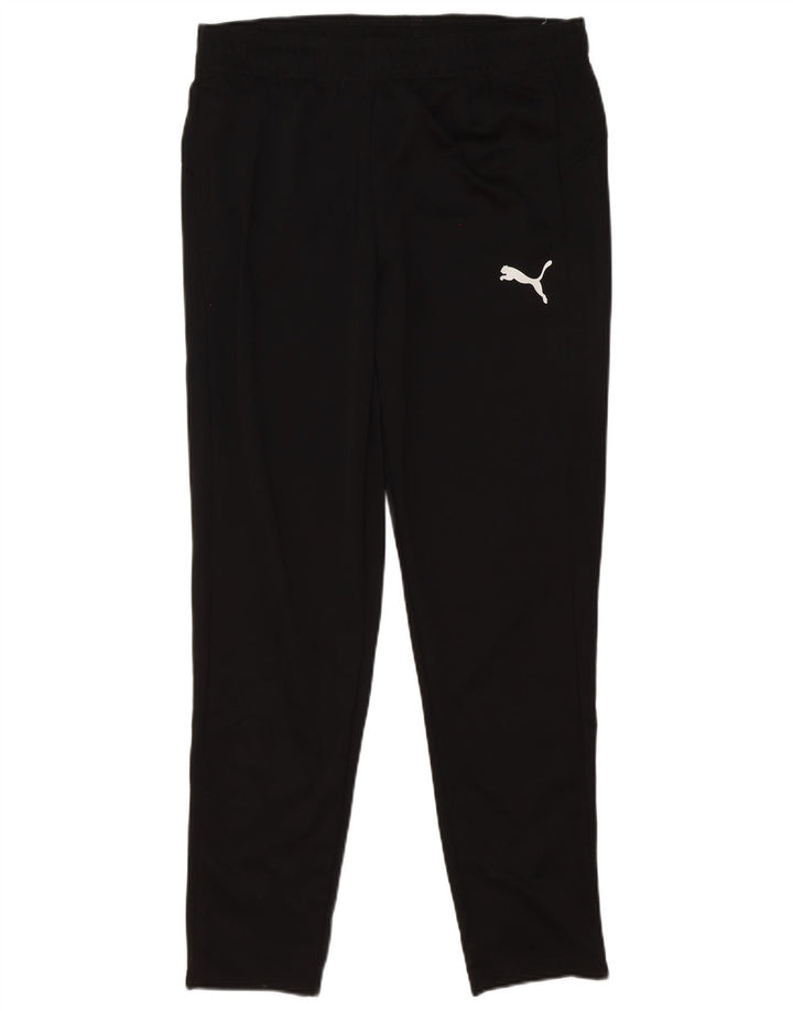 Puma Herren-Trainingshose, groß, aus schwarzem Polyester