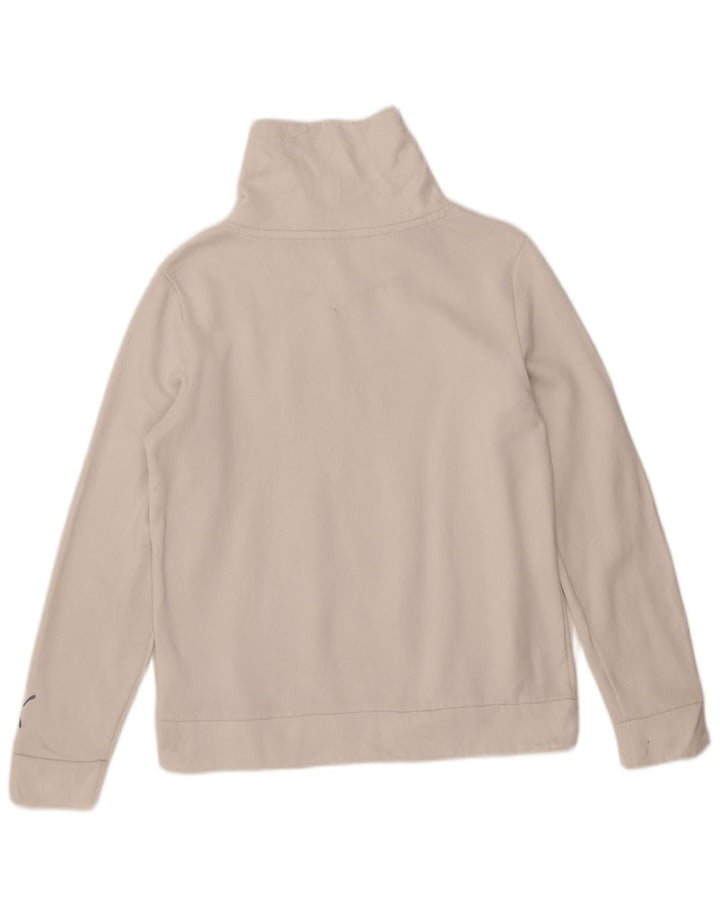 Puma Damen Grafik-Sweatshirt-Pullover UK 14 Mittelweiße Baumwolle