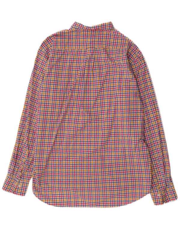 Gant Herren-Hemd mit normaler Passform, Größe 45/46, 18 2XL, mehrfarbige Gingham-Baumwolle