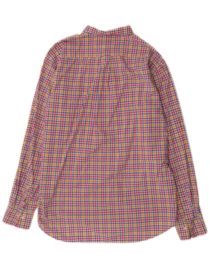 Gant Herren-Hemd mit normaler Passform, Größe 45/46, 18 2XL, mehrfarbige Gingham-Baumwolle