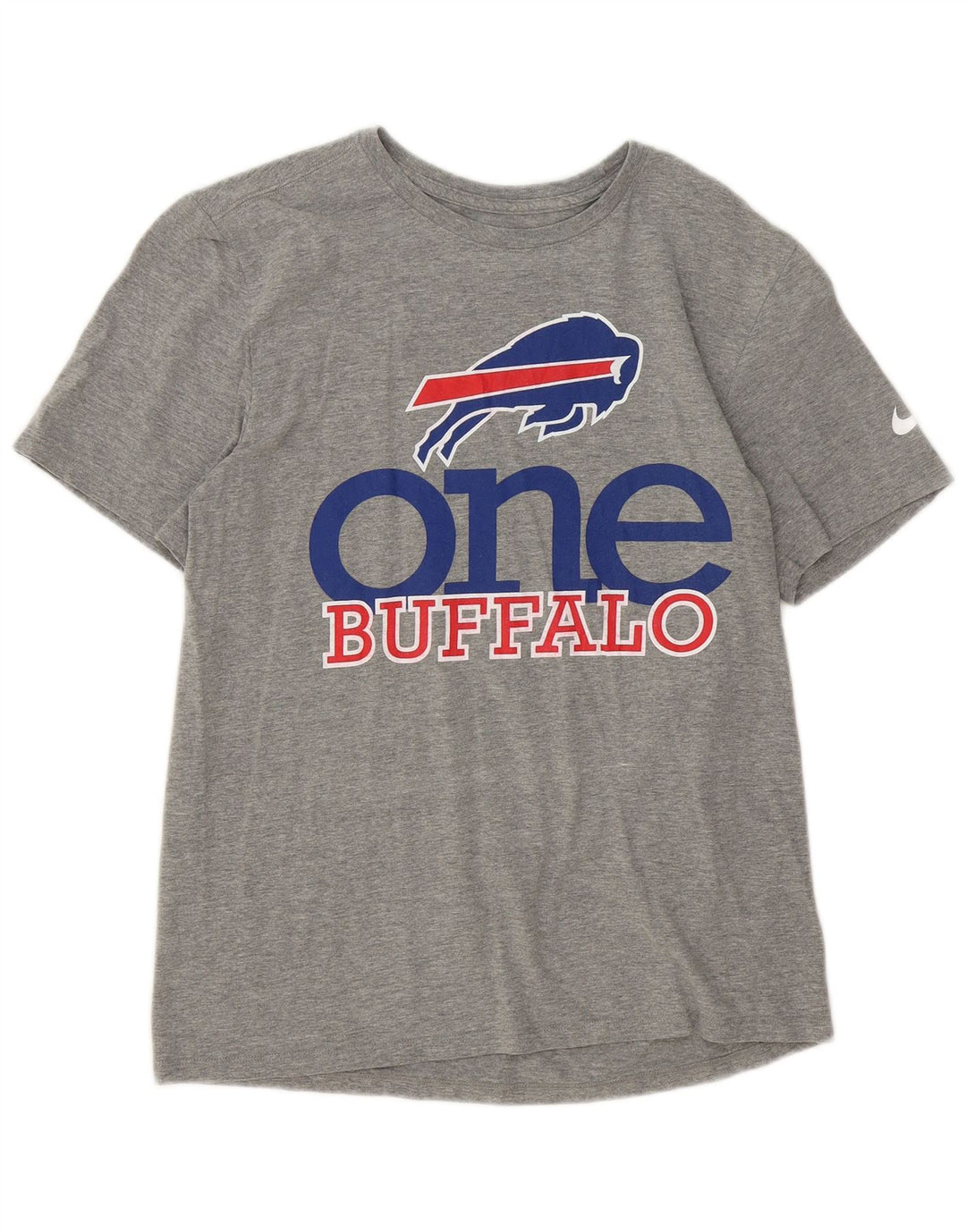 Nike Herren Buffalo Bills Grafik-T-Shirt-Oberteil Mittelgrau meliert