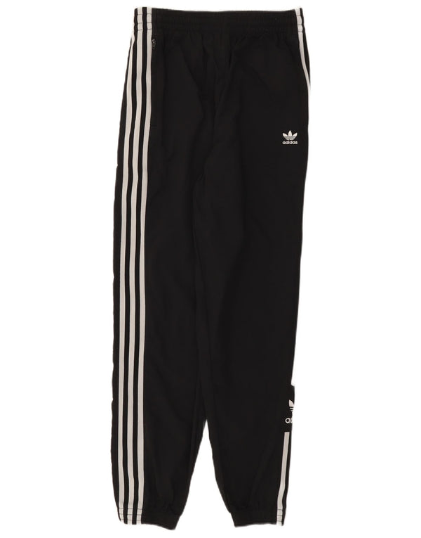 Adidas Damen Trainingshose Jogger UK 10 Small Schwarz Polyamid