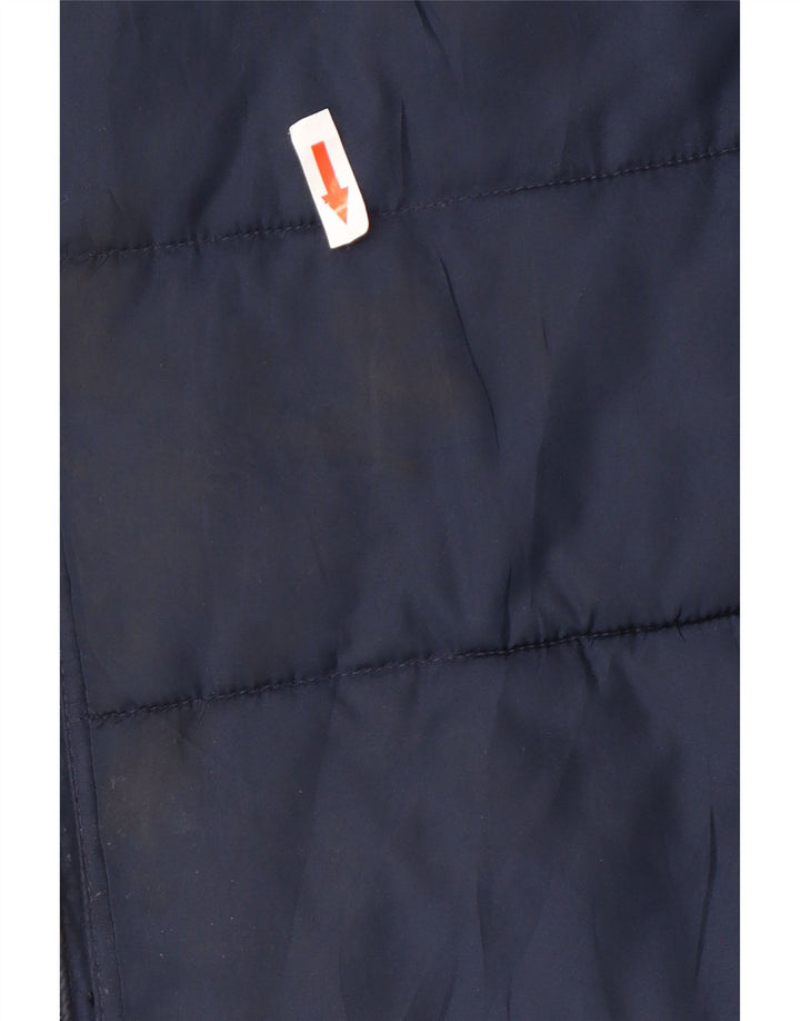 Gap Jungen-Weste mit regulärer Passform, gepolstert, 13–14 Jahre, 2XL, Marineblau, Polyester
