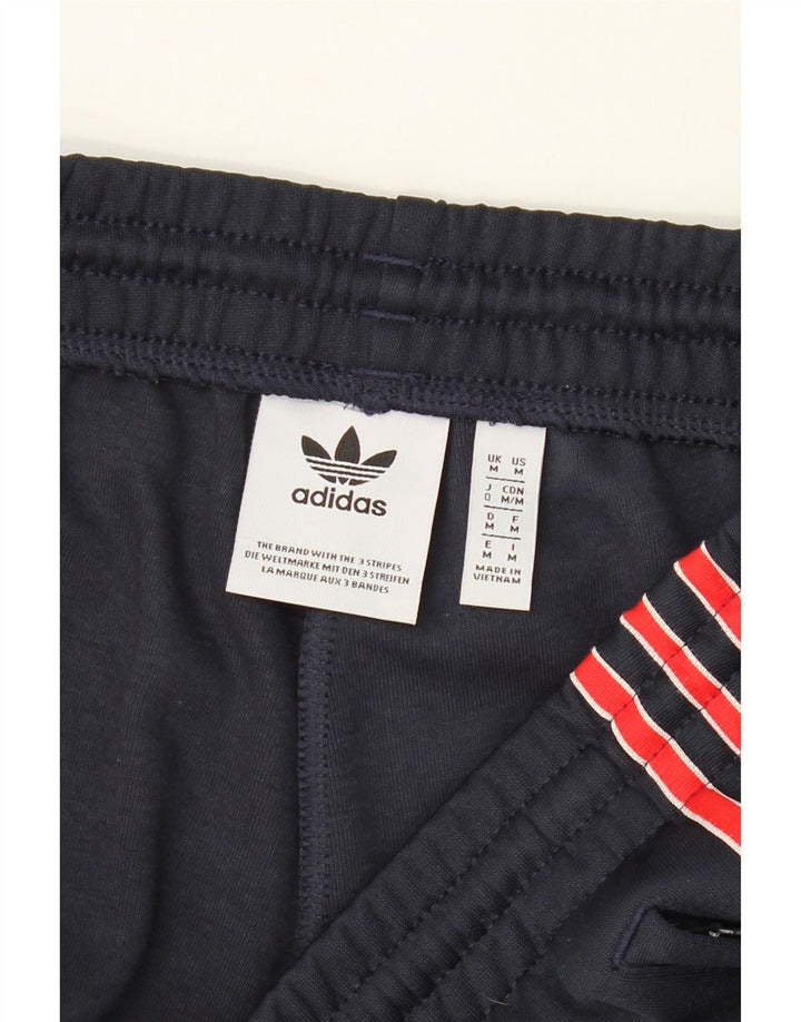 ADIDAS Mens Tracksuit Trousers Joggers Medium  Navy Blue Polyester Vintage Adidas and Second-Hand Adidas from Messina Hembry 