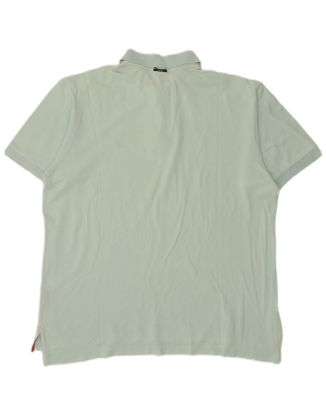 Nautica Herren-Poloshirt aus mittelgrüner Baumwolle