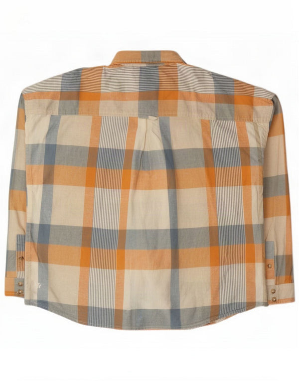 Fat Face Damen-Flanellhemd UK 12 Medium Mehrfarbig kariert Baumwolle