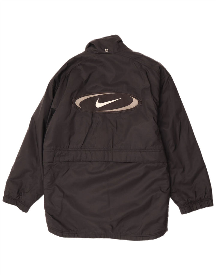 Nike Herren Graphic Windbreaker Coat UK 39/41 Medium Schwarz