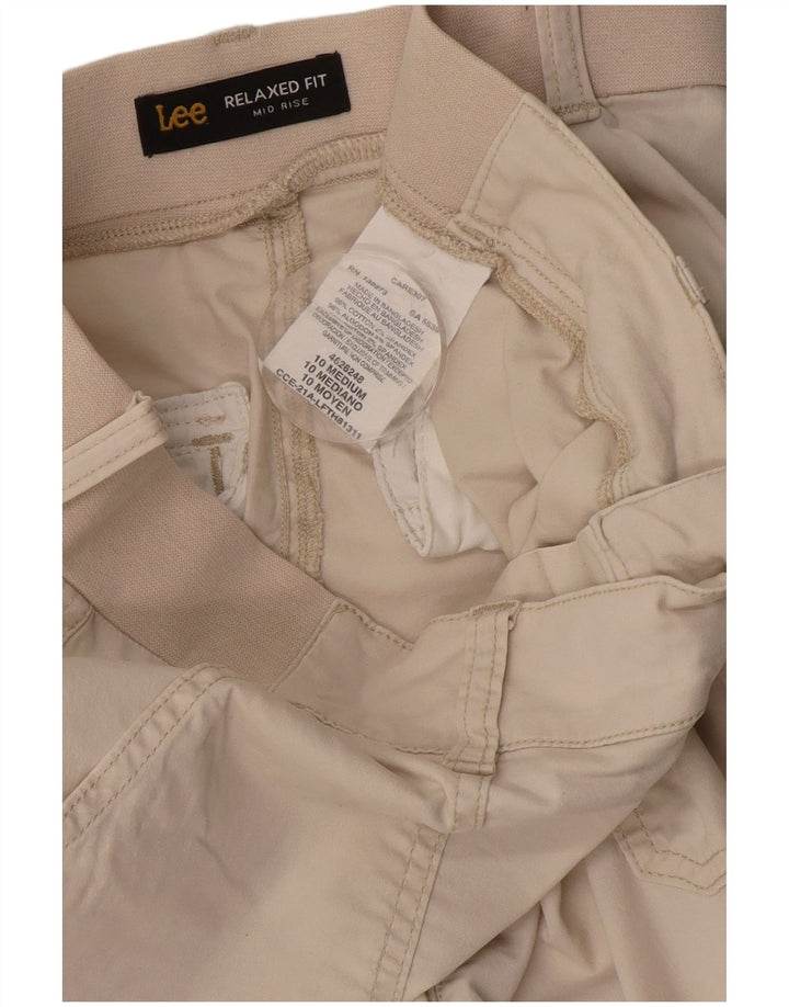 Lee Damen-Caprihose mit entspannter Passform, US 10, M, W32, L22, gebrochenes Weiß