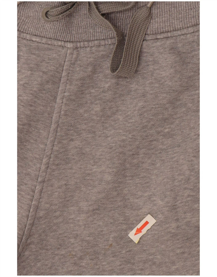 Adidas Herren-Sportshorts aus mittelgrau gefleckter Baumwolle